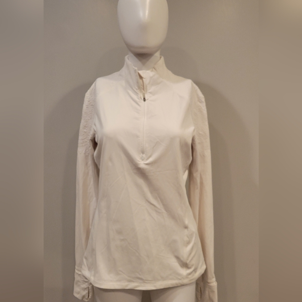 Lululemon Half Zip Sweatshirt with Embroidered Shoulder Womens Size 8
